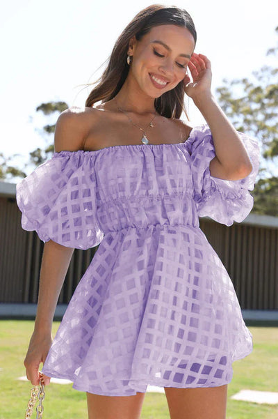 Luna™ | Elegante Minivestido con Mangas Abullonadas
