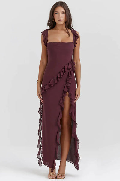 Vestido Amelia | Elegante vestido con detalles de encaje y falda fluida