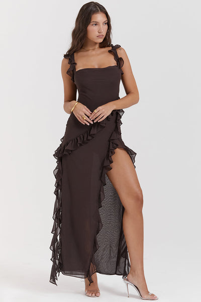 Vestido Amelia | Elegante vestido con detalles de encaje y falda fluida