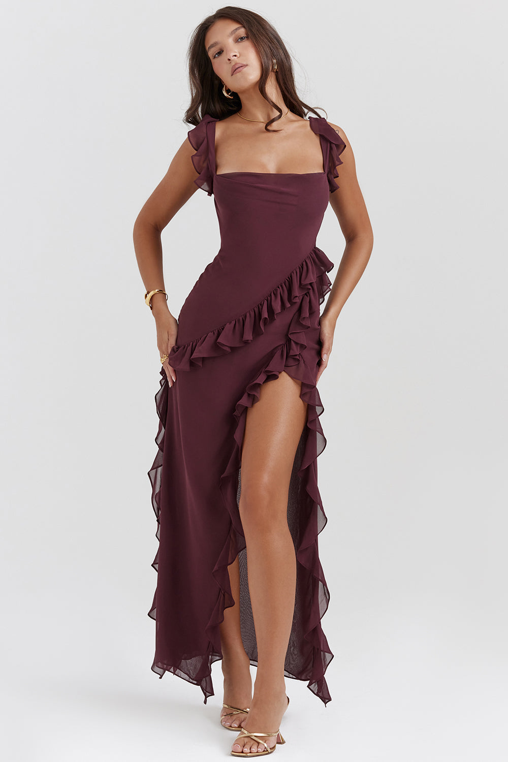 Vestido Amelia | Elegante vestido con detalles de encaje y falda fluida