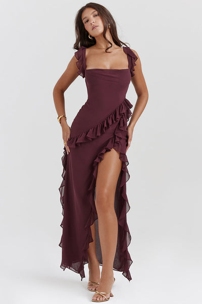Vestido Amelia | Elegante vestido con detalles de encaje y falda fluida