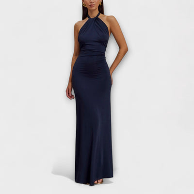 Alette™ | Vestido Maxi Halter Slinky