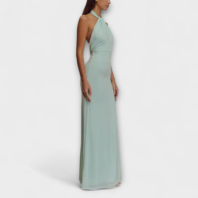 Alette™ | Vestido Maxi Halter Slinky