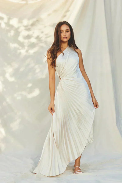 Indy™ | Elegante Vestido Midi Plisado