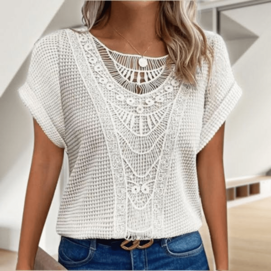 Karin™ | Blusa elegante estilo Ibiza
