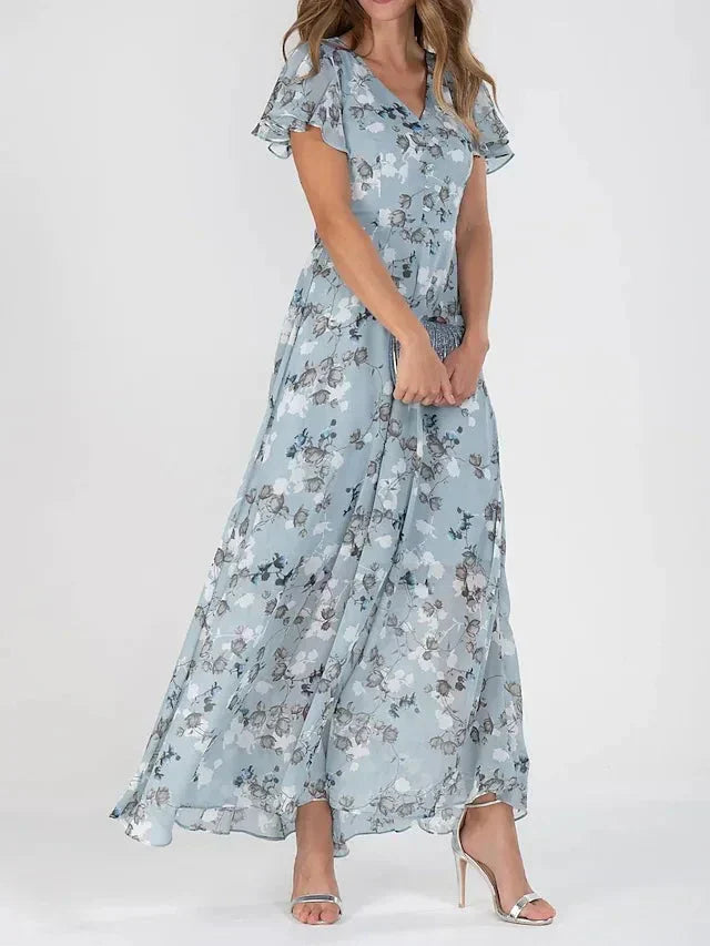 Mila™ | Vestido Elegante con Estampado Floral