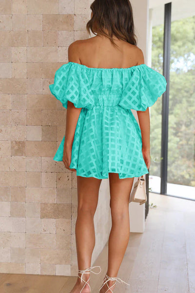 Luna™ | Elegante Minivestido con Mangas Abullonadas