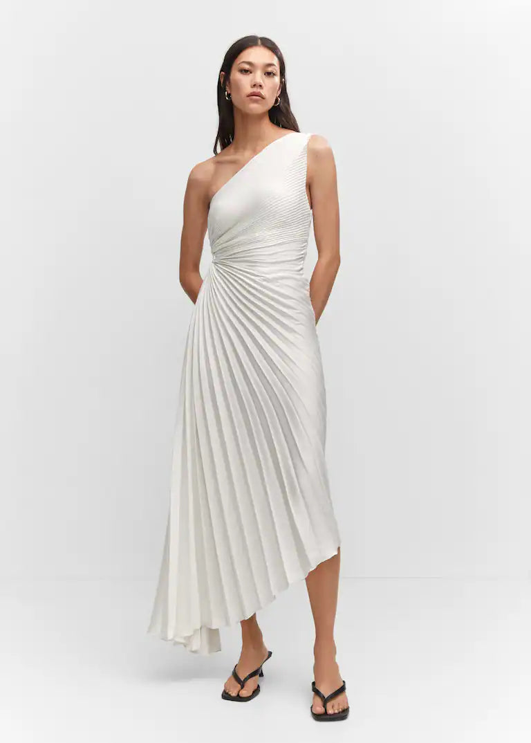 Indy™ | Elegante Vestido Midi Plisado