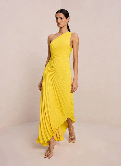 Indy™ | Elegante Vestido Midi Plisado