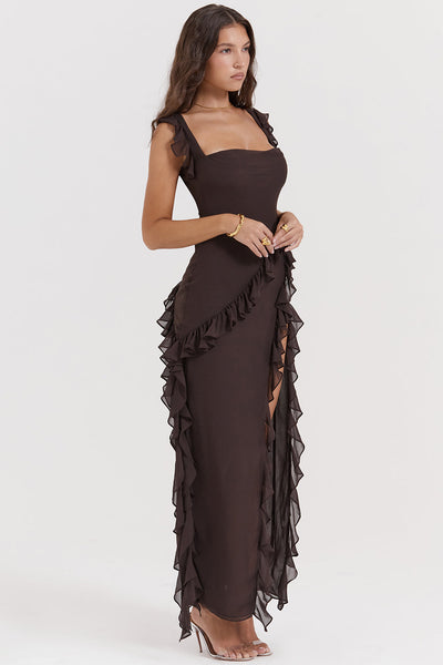 Vestido Amelia | Elegante vestido con detalles de encaje y falda fluida