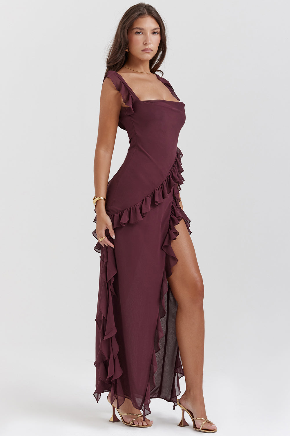 Vestido Amelia | Elegante vestido con detalles de encaje y falda fluida
