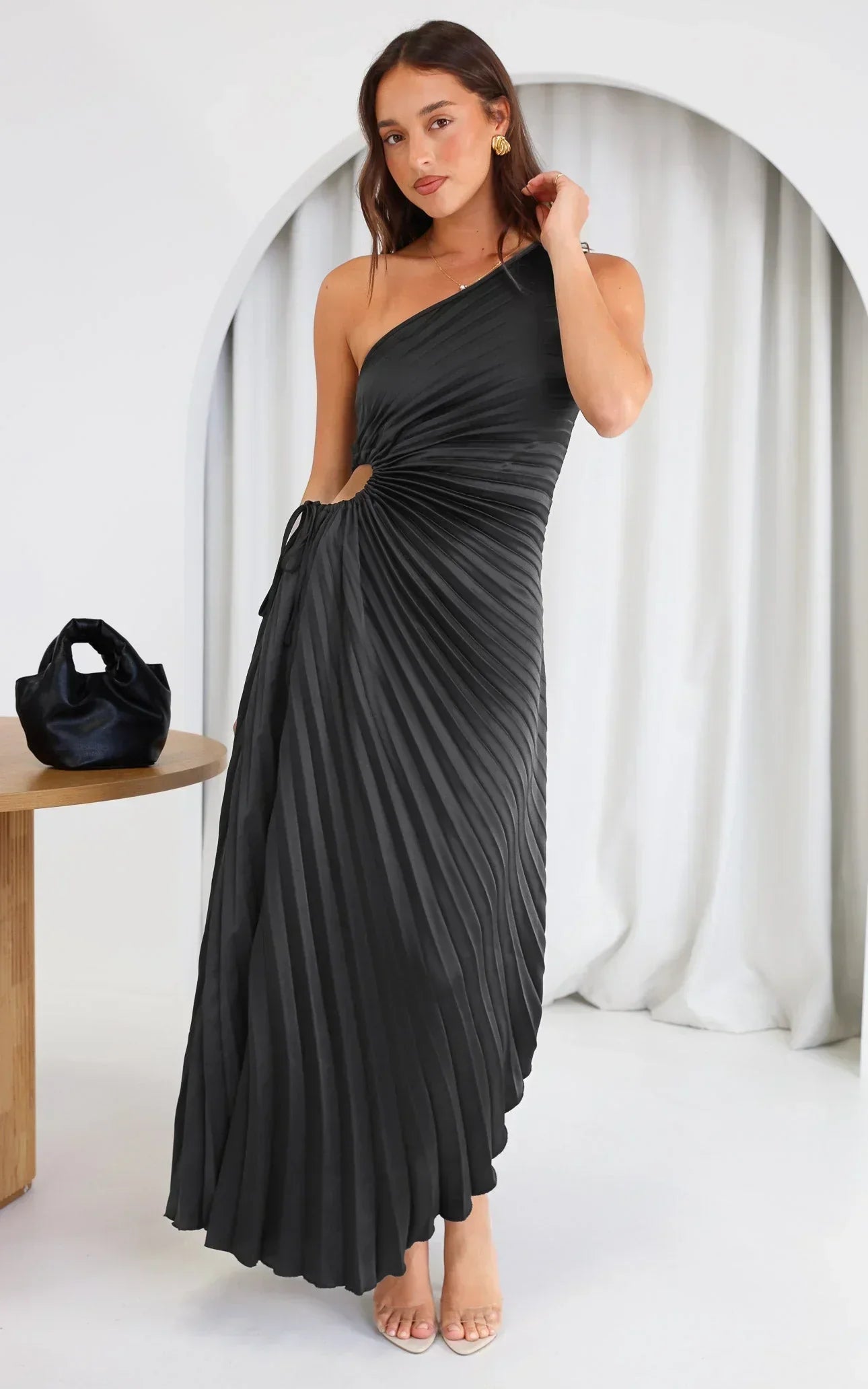 Indy™ | Elegante Vestido Midi Plisado