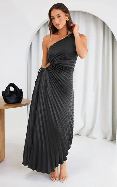 Indy™ | Elegante Vestido Midi Plisado