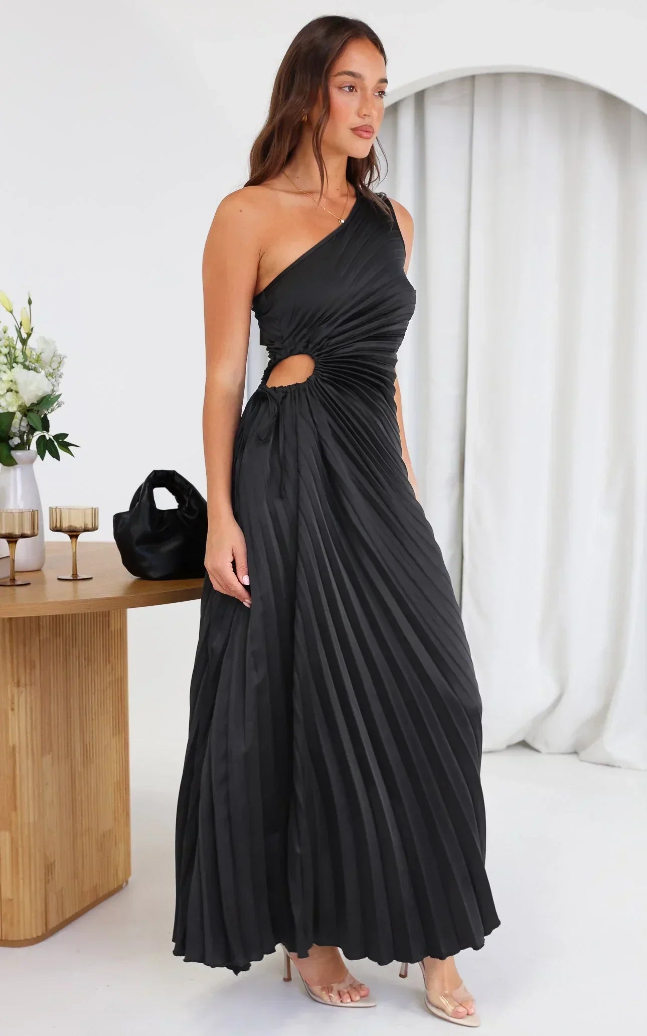 Indy™ | Elegante Vestido Midi Plisado