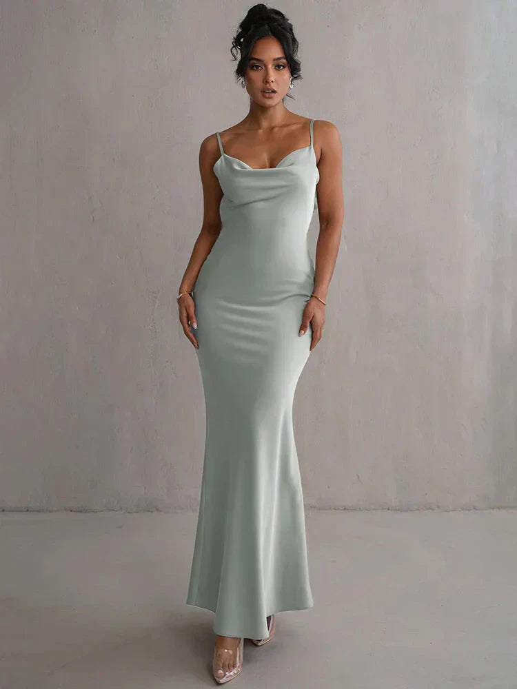 Yara™ | Elegante Vestido de Flores de Satén