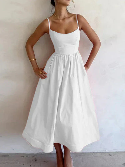 Vera™ | Elegante Vestido de Verano con Tirantes de Espagueti