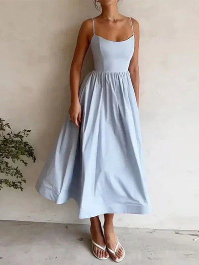 Vera™ | Elegante Vestido de Verano con Tirantes de Espagueti