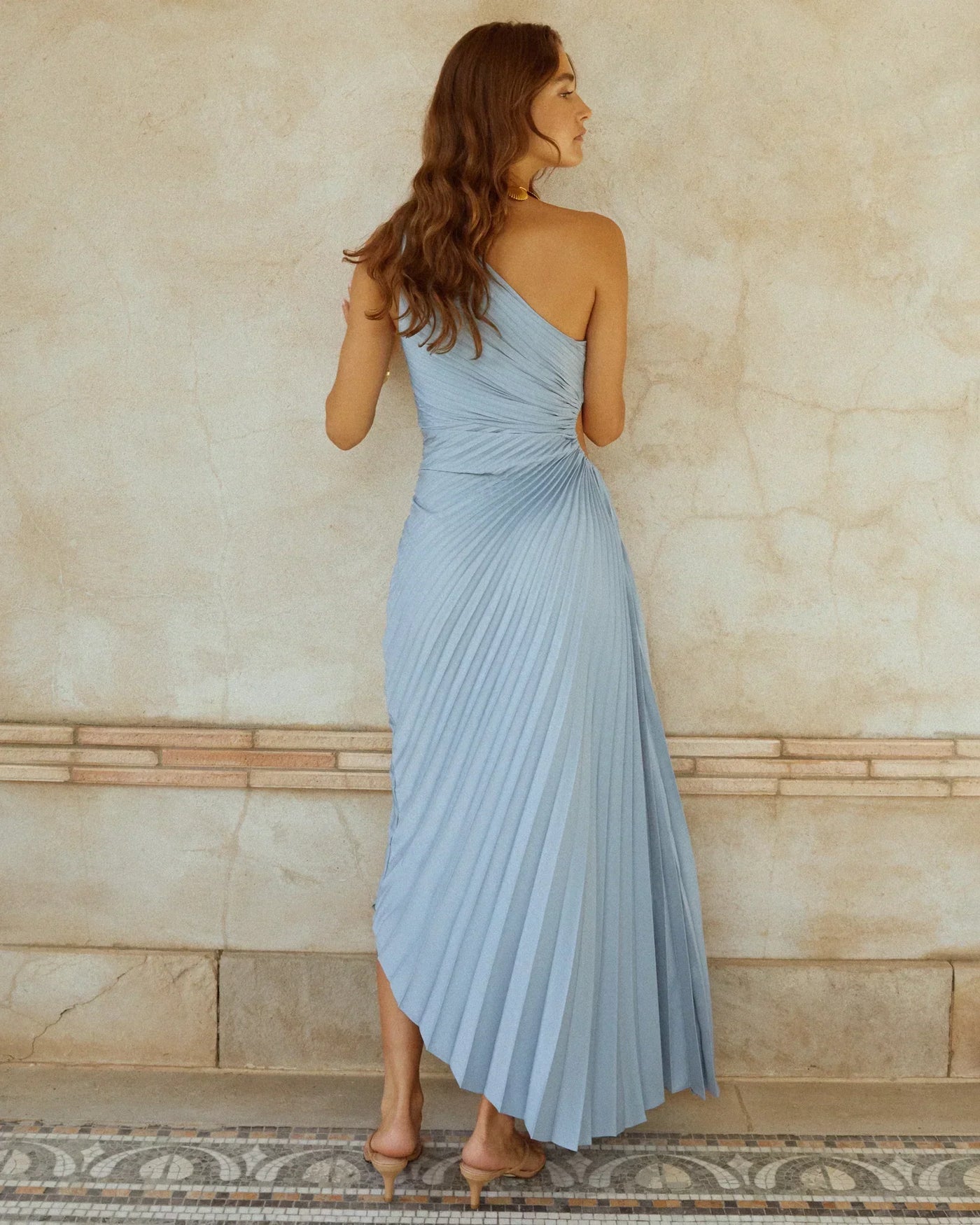 Indy™ | Elegante Vestido Midi Plisado