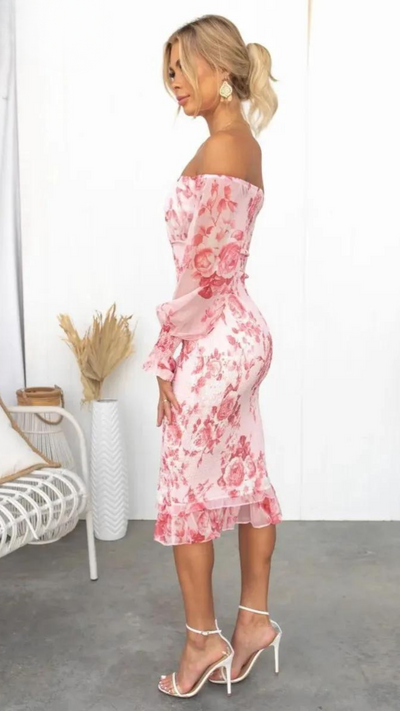 Noa™ | Elegante Vestido Midi Floral