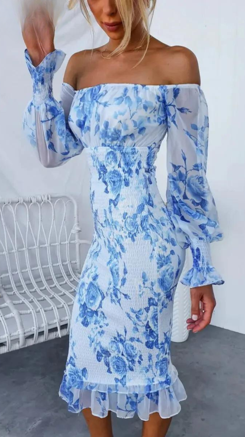 Noa™ | Elegante Vestido Midi Floral