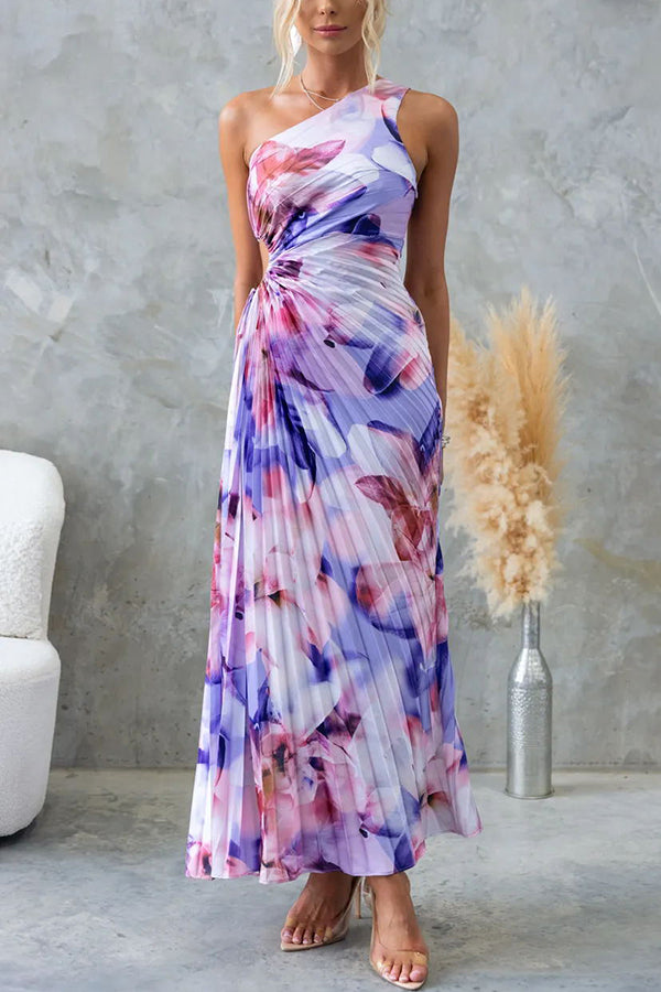 Bente™ | Elegante Vestido Maxi de Un Hombro