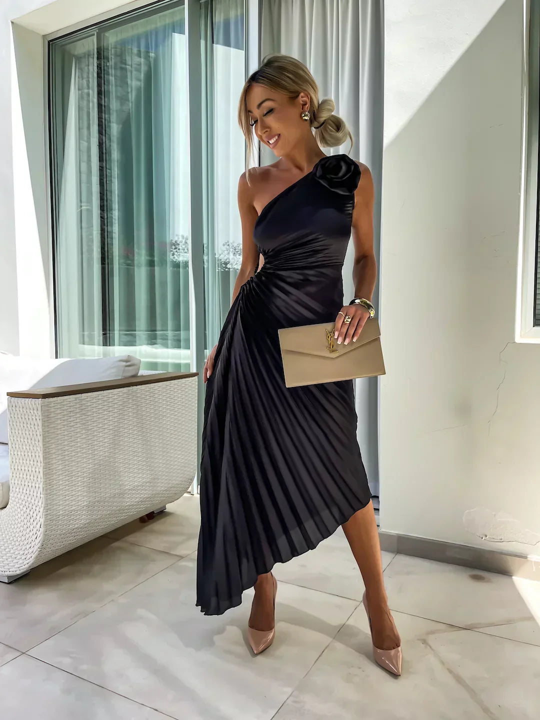 Emma™ | Elegante Vestido Floral Off-Shoulder