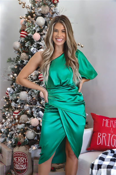 Kyra™ | Elegante Vestido de Seda con Aberturas