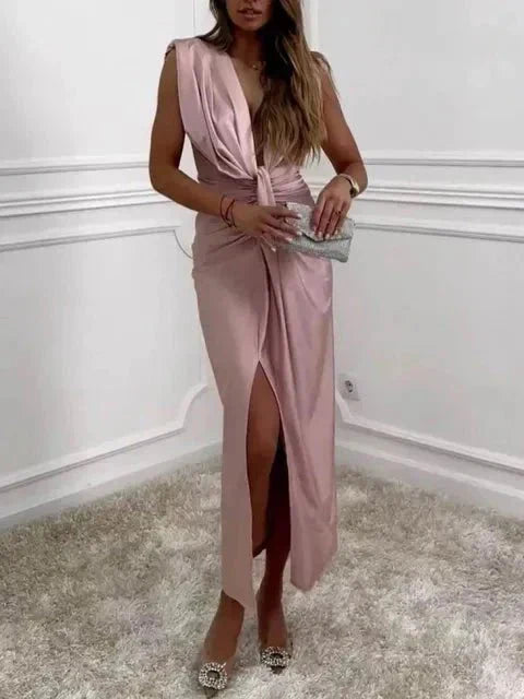 Lara™ | Vestido de Satén Luxe