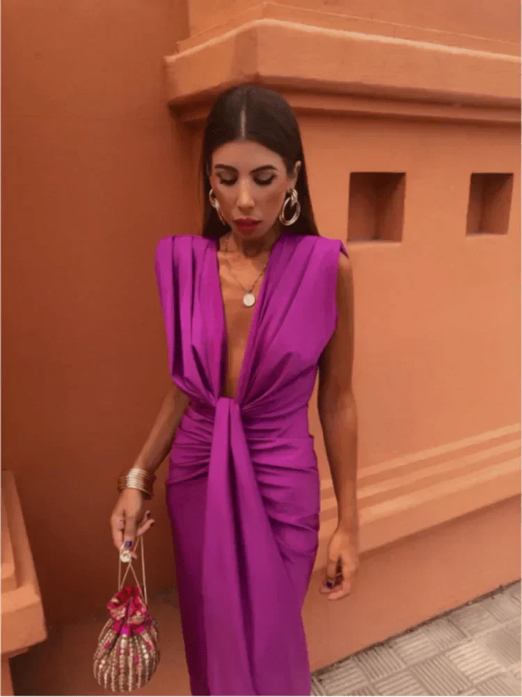 Lara™ | Vestido de Satén Luxe