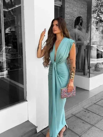 Lara™ | Vestido de Satén Luxe