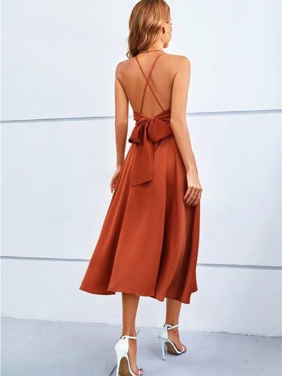 Mia™ | Maxi Vestido de Seda Sin Tirantes Luxe