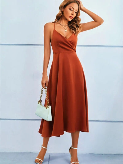 Mia™ | Maxi Vestido de Seda Sin Tirantes Luxe