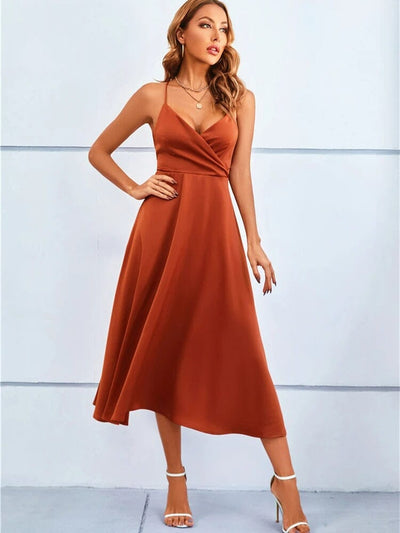 Mia™ | Maxi Vestido de Seda Sin Tirantes Luxe