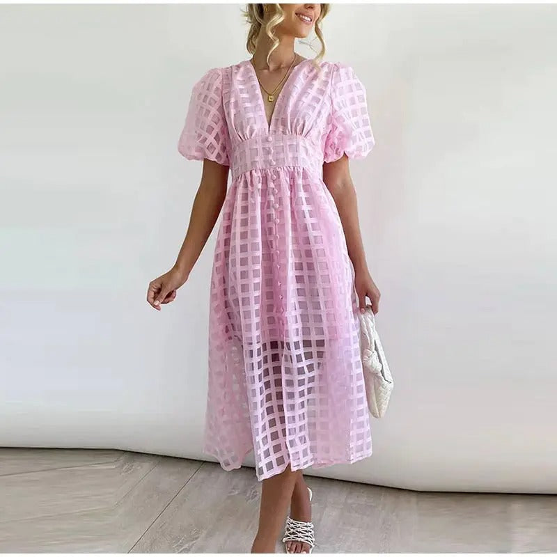 Lauren™ | Elegante Vestido de Verano en Colores Suaves