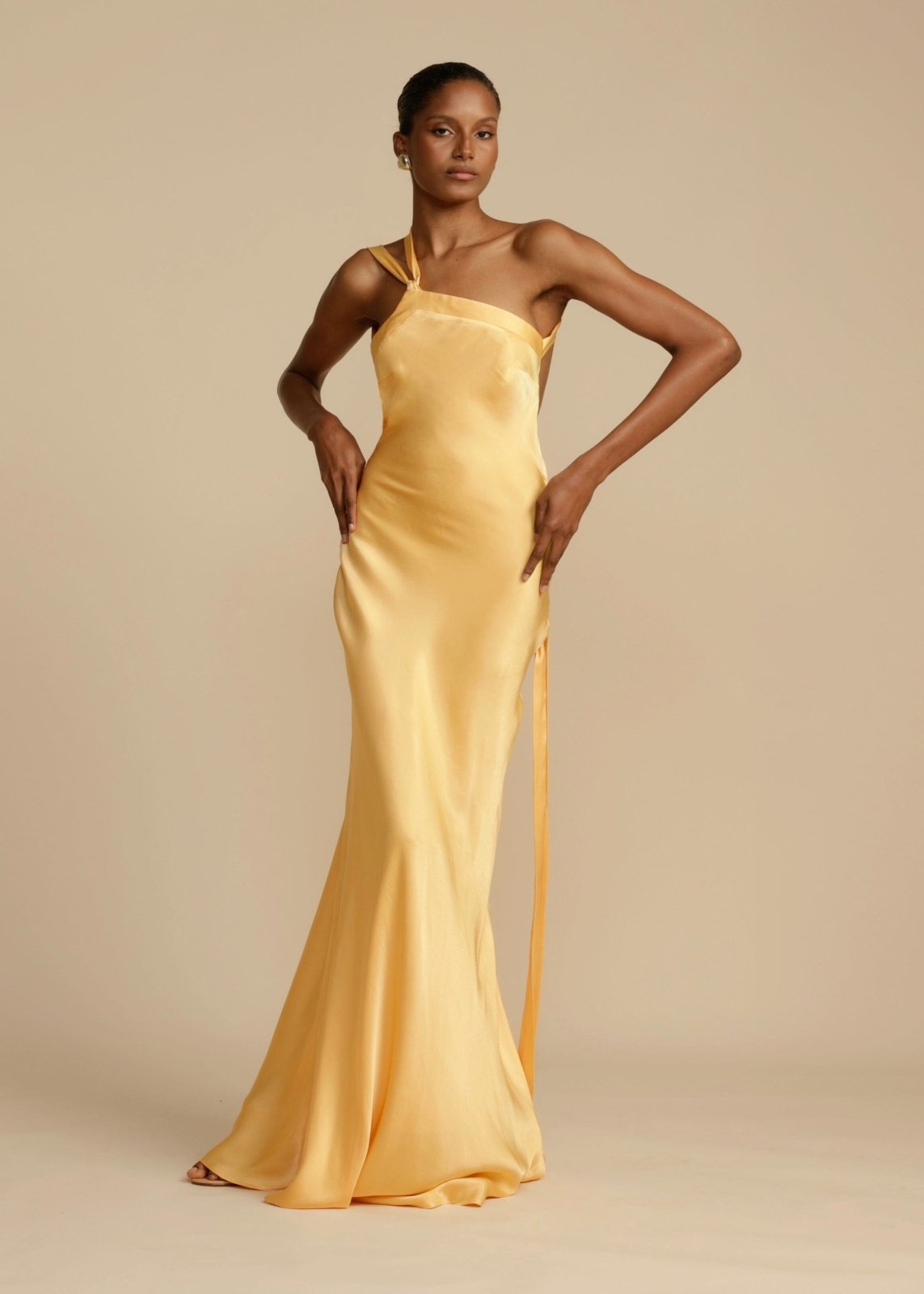 Sophia™ | Vestido Maxi de Seda con Tiras Elegantes