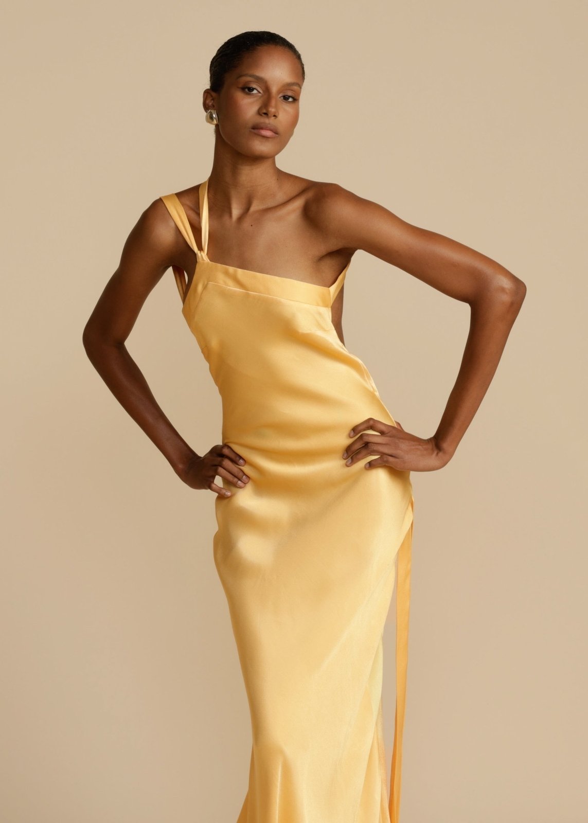 Sophia™ | Vestido Maxi de Seda con Tiras Elegantes
